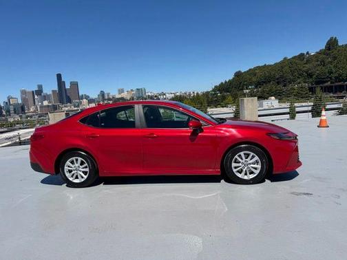 Red 2025 Toyota Camry LE
