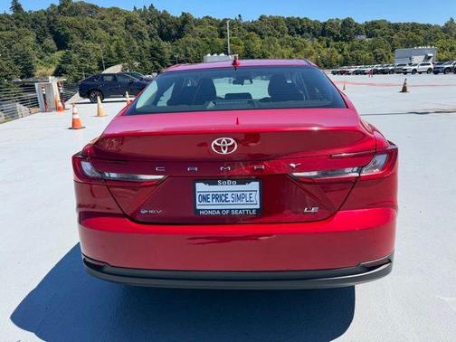 Red 2025 Toyota Camry LE