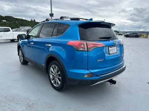 Electric Storm Blue 2017 Toyota RAV4 Hybrid Limited