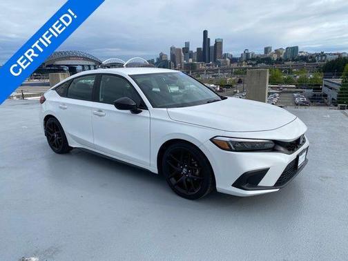 Platinum White Pearl 2023 Honda Civic Sport