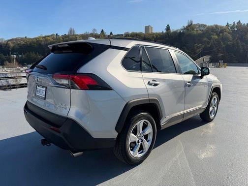 Silver Sky Metallic 2021 Toyota RAV4 Hybrid XLE Premium
