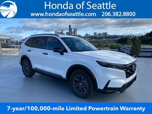Platinum White Pearl 2026 Honda CR-V Hybrid TrailSport