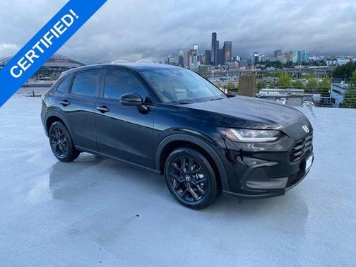 Crystal Black Pearl 2024 Honda HR-V Sport