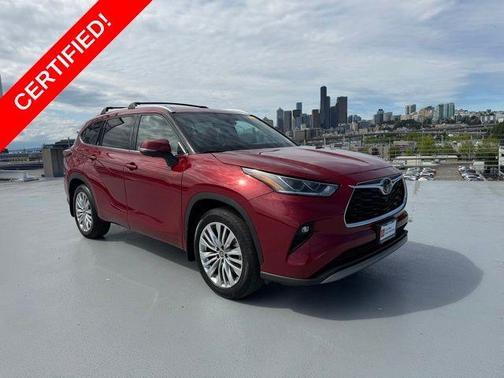 Ruby Flare Pearl 2024 Toyota Highlander Platinum