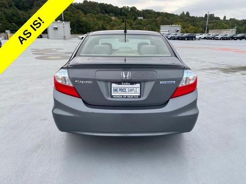 Polished Metal Metallic 2012 Honda Civic Hybrid