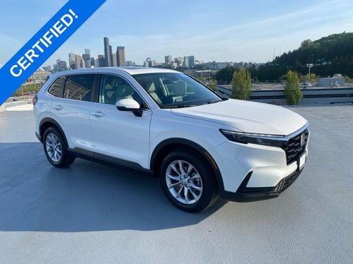 Platinum White Pearl 2023 Honda CR-V EX