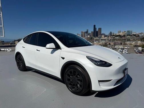 Pearl White Multi 2021 Tesla Model Y Long Range