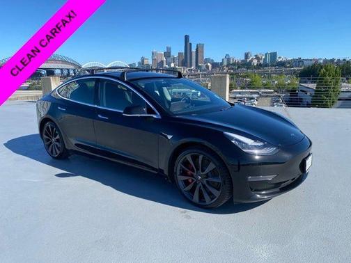Midnight Silver Metallic 2020 Tesla Model 3 Performance