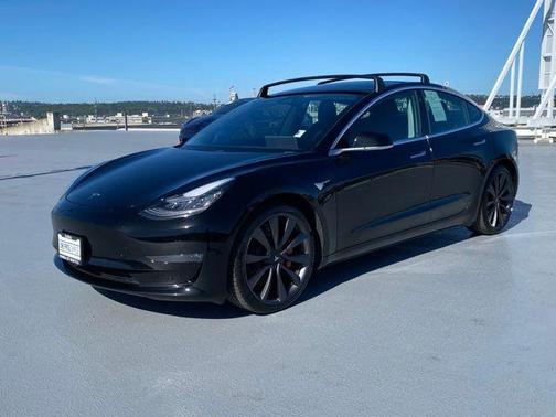 Midnight Silver Metallic 2020 Tesla Model 3 Performance