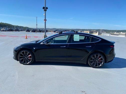Midnight Silver Metallic 2020 Tesla Model 3 Performance