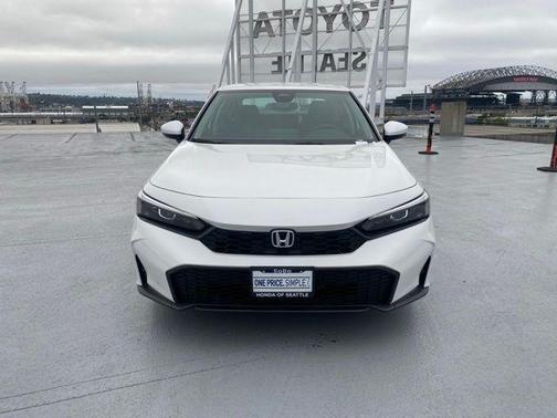 Platinum White Pearl 2026 Honda Civic LX