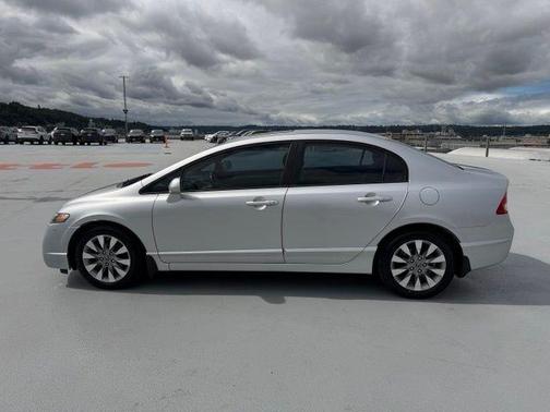 Alabaster Silver Metallic 2010 Honda Civic EX-L