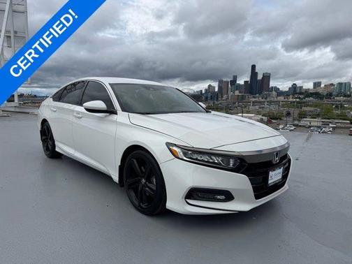 Platinum White Pearl 2018 Honda Accord Sport