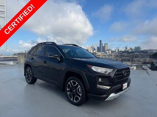 Midnight Black Metallic 2019 Toyota RAV4 Adventure