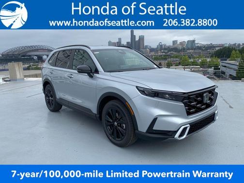 Solar Silver Metallic 2026 Honda CR-V Hybrid Sport Touring