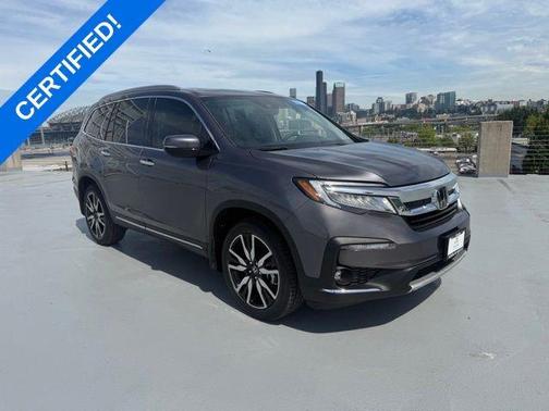 Modern Steel Metallic 2021 Honda Pilot Touring 8-Passenger