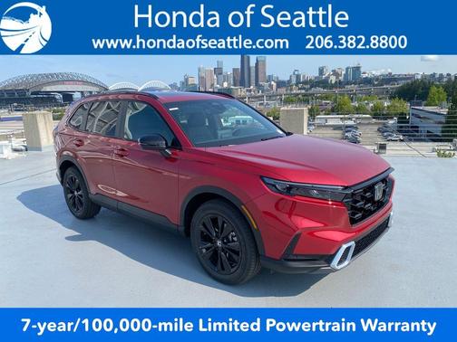 Radiant Red Metallic 2026 Honda CR-V Hybrid Sport Touring