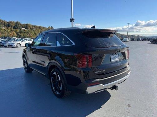 Aurora Black Pearl 2025 Kia Sorento Hybrid EX