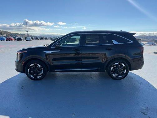 Aurora Black Pearl 2025 Kia Sorento Hybrid EX