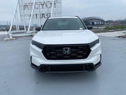 Platinum White Pearl 2026 Honda CR-V Hybrid Sport-L