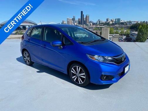 Aegean Blue Metallic 2020 Honda Fit EX