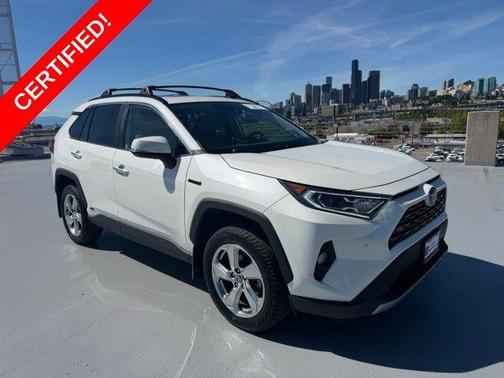 Blizzard Pearl 2020 Toyota RAV4 Hybrid Limited