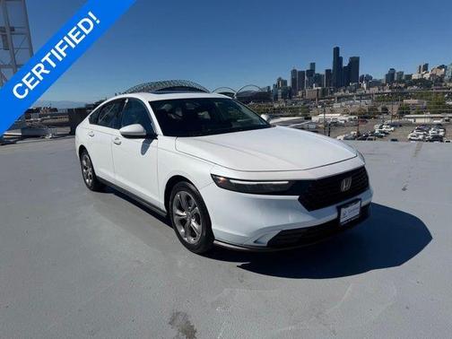 Platinum White Pearl 2023 Honda Accord EX