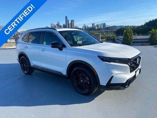 Platinum White Pearl 2023 Honda CR-V Hybrid Sport