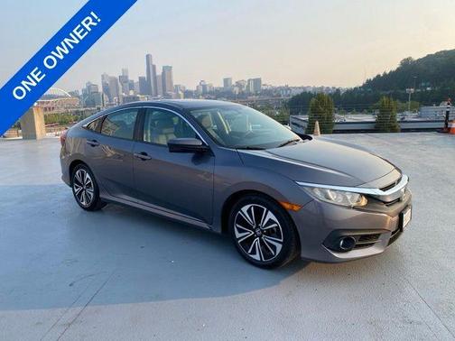 Modern Steel Metallic 2016 Honda Civic EX-T