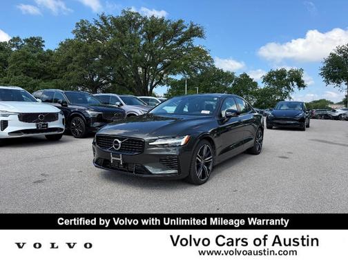 Pine Green 2022 Volvo S60 Recharge Plug-In Hybrid T8 R-Design Expression