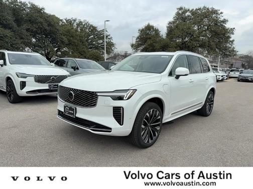 Crystal White 2026 Volvo XC90 Plug-In Hybrid T8 Ultra 7-Seater