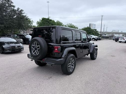 Black 2025 Jeep Wrangler Sahara