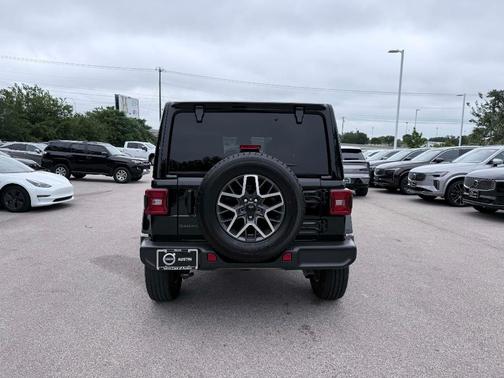 Black 2025 Jeep Wrangler Sahara