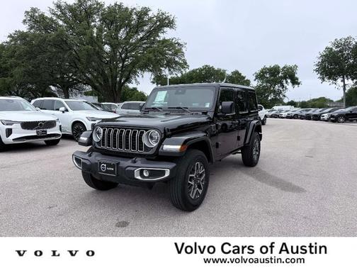 Black 2025 Jeep Wrangler Sahara