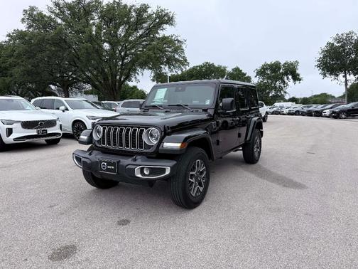 Black 2025 Jeep Wrangler Sahara