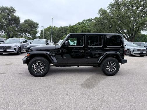 Black 2025 Jeep Wrangler Sahara