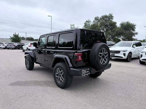 Black 2025 Jeep Wrangler Sahara