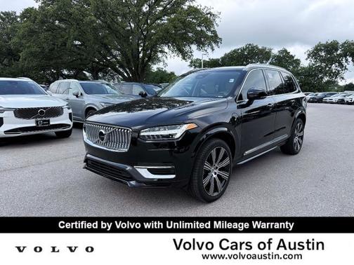Onyx Black 2024 Volvo XC90 Recharge Plug-In Hybrid T8 Plus Bright Theme 7-Seater