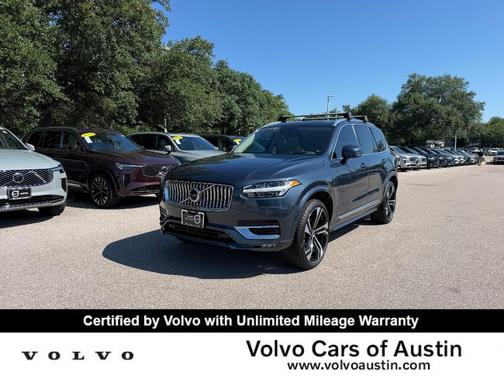 Denim Blue 2024 Volvo XC90 B6 Ultimate Bright Theme 6-Seater
