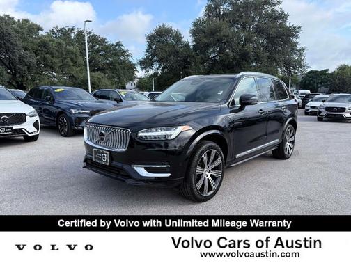 Onyx Black 2024 Volvo XC90 Recharge Plug-In Hybrid T8 Ultimate 6-Seater