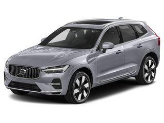 Thunder Gray Metallic 2023 Volvo XC60 Recharge Plug-In Hybrid T8 Plus Dark Theme