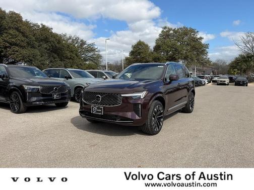 Mulberry Red 2026 Volvo XC90 Plug-In Hybrid T8 Plus 7-Seater