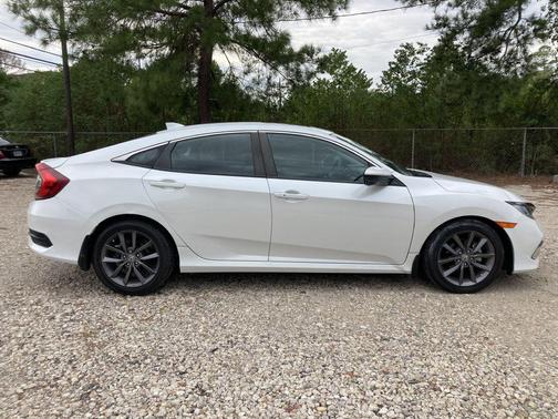 Platinum White Pearl 2019 Honda Civic EX