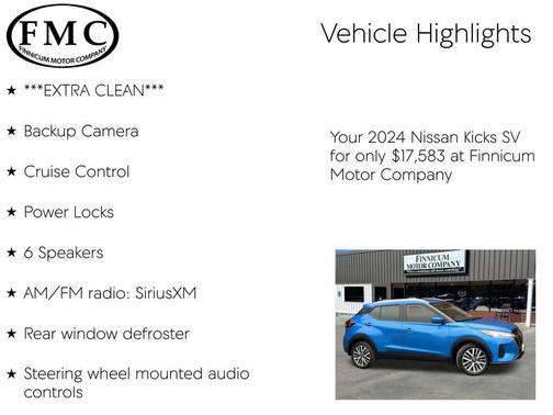 2024 Nissan Kicks SV