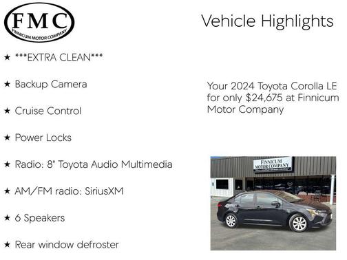 2024 Toyota Corolla LE