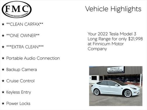 2022 Tesla Model 3 Long Range