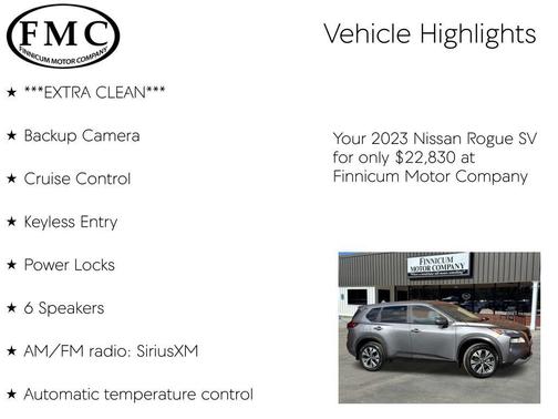 2023 Nissan Rogue SV