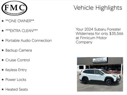 2024 Subaru Forester Wilderness