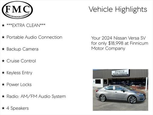 2024 Nissan Versa 1.6 SV