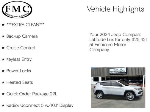 2024 Jeep Compass Latitude Lux